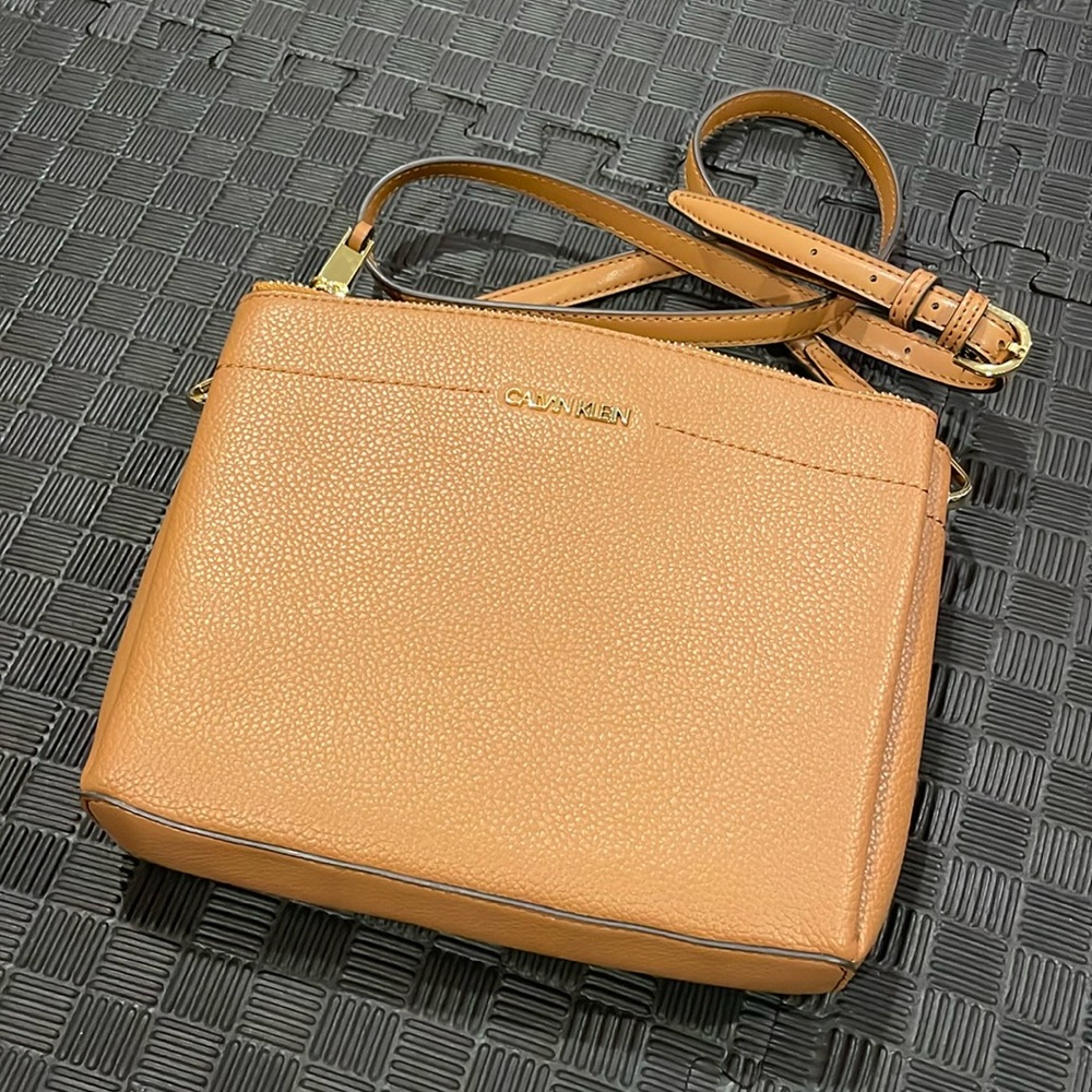 Brown Calvin Klein Shoulder Bag